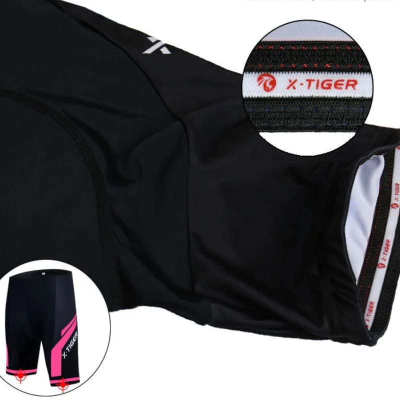 Tenues de cyclisme pour femmes⎮Shorts noir et rose – Image 5