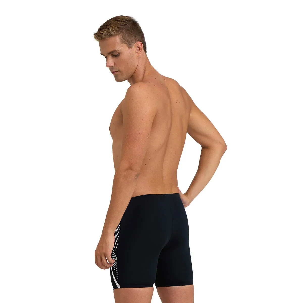 Arena Jammer de Bain Mid Homme – Black – Image 3
