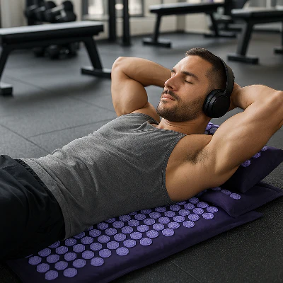 Tapis de fleurs de lotus - Zen eco lavande™