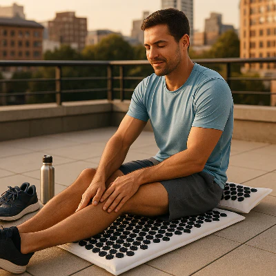 Tapis de fleur de lotus - Zen eco noir™