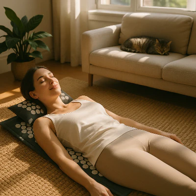 Tapis fleurs de lotus - Zen eco charbon™ – Image 5