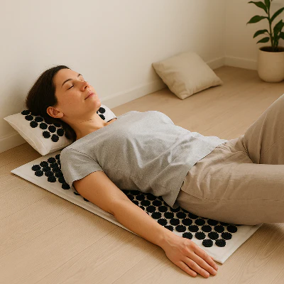 Tapis de fleur de lotus - Zen eco noir™ – Image 4